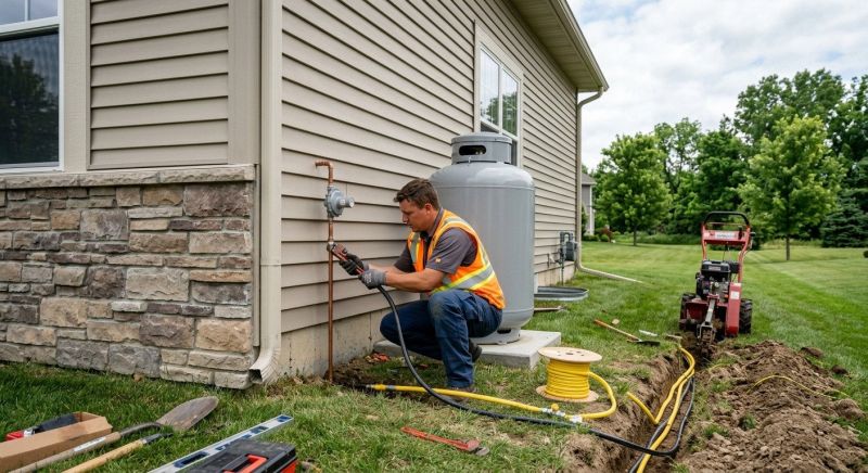 Propane Line Replacement in Annapolis, MD