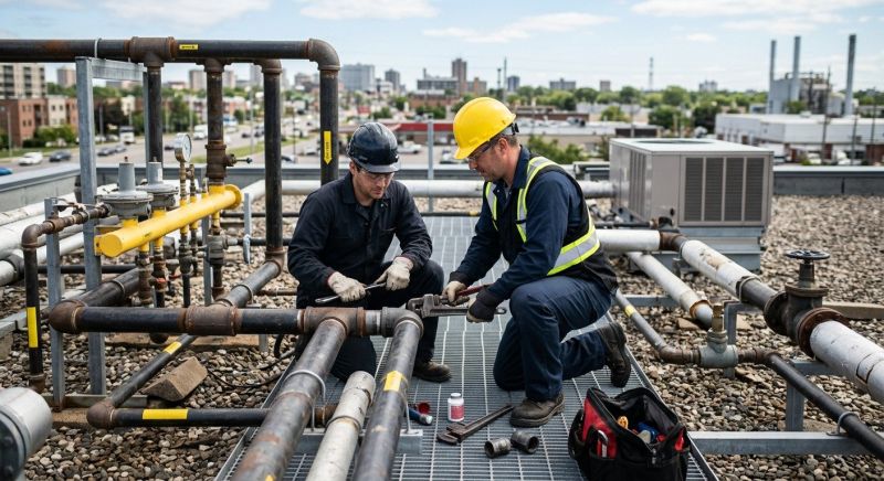 Commercial Gas Line Repair in Fredericksburg, VA