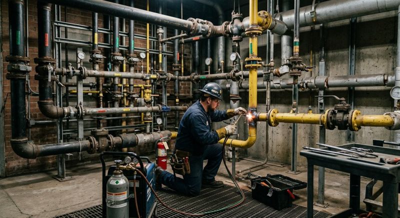 Commercial Gas Piping in Columbus, OH