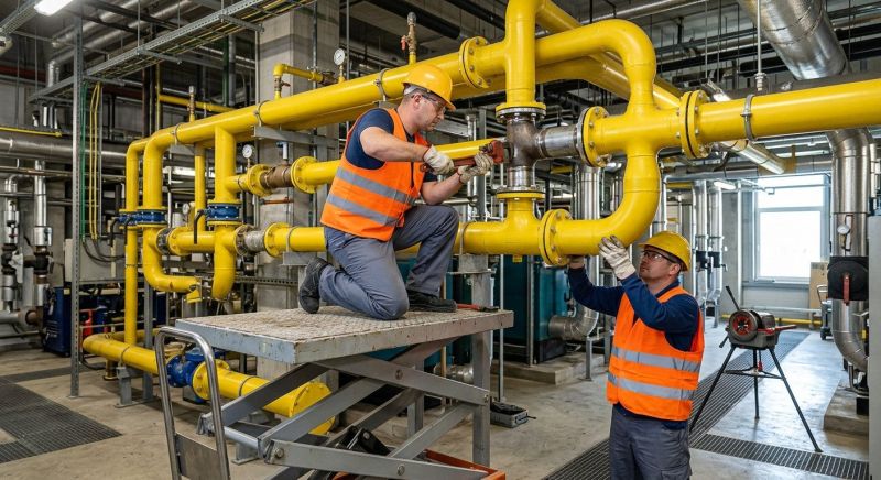 Commercial Gas Piping in Denver County, CO
