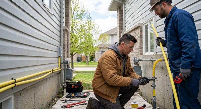 Fire Pit Gas Line Installation in Kansas City, MO