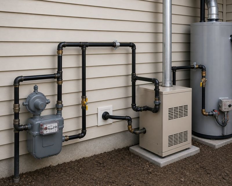 Gas Plumbing Installation in Fredericksburg, VA