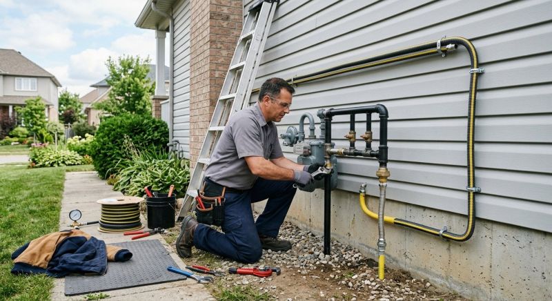 Home Gas Line Installation in Fredericksburg, VA
